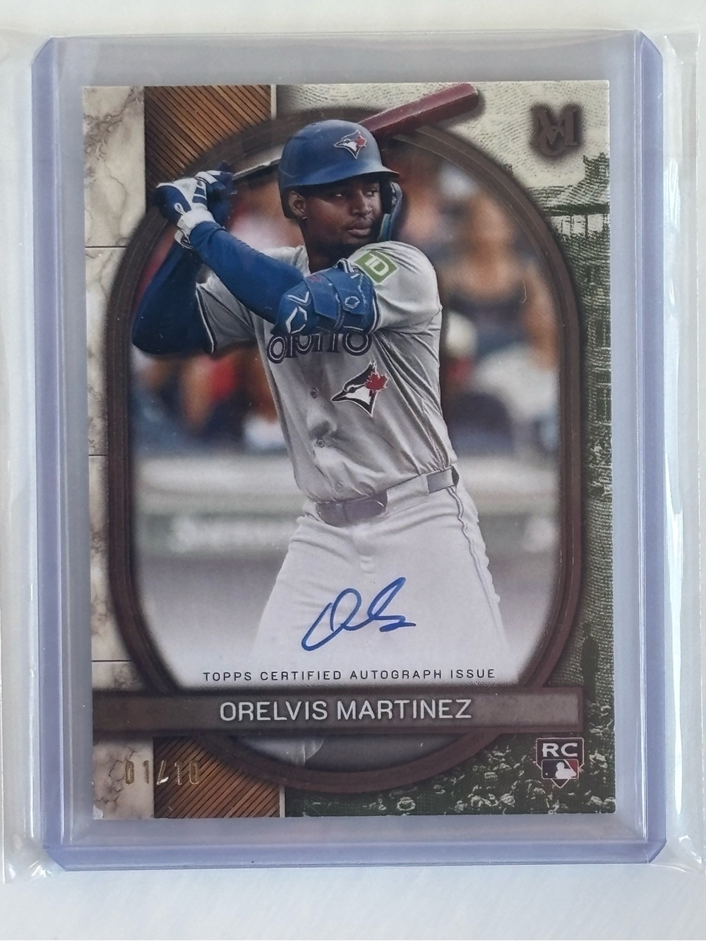 Orelvis Martinez 2025 Topps Museum Collection Archival Autograph RC /10 #AA-OM